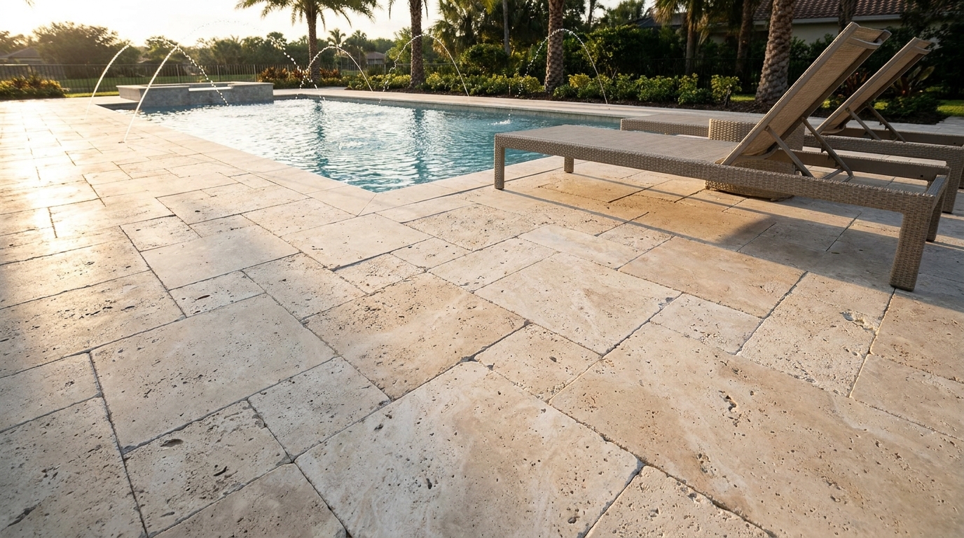 Pool decking and patio ideas