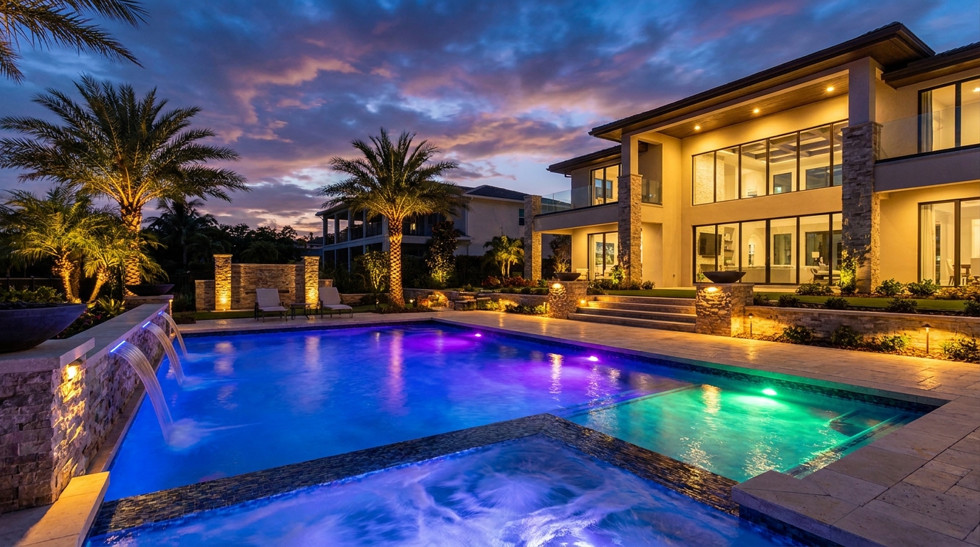 Pool lighting ideas