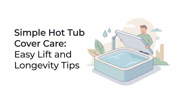 Simple Hot Tub Cover Care: Easy Lift and Longevity Tips