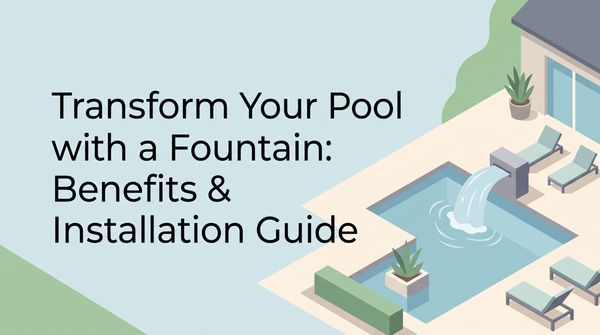 Pool Fountains: Benefits, Types and Installation