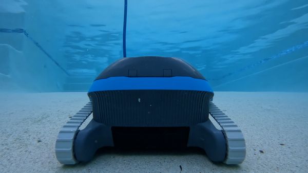 Rear view of the Dolphin Cayman showing the filter