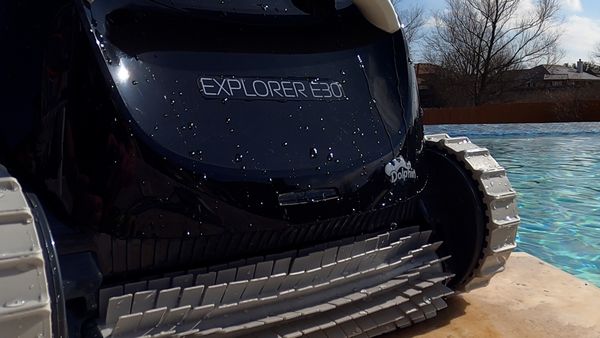 Close-up of the Dolphin Explorer E30 out of the water